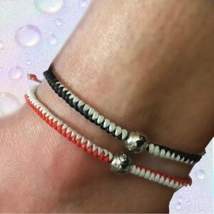 Baseball Anklet Bracelet Adjustable